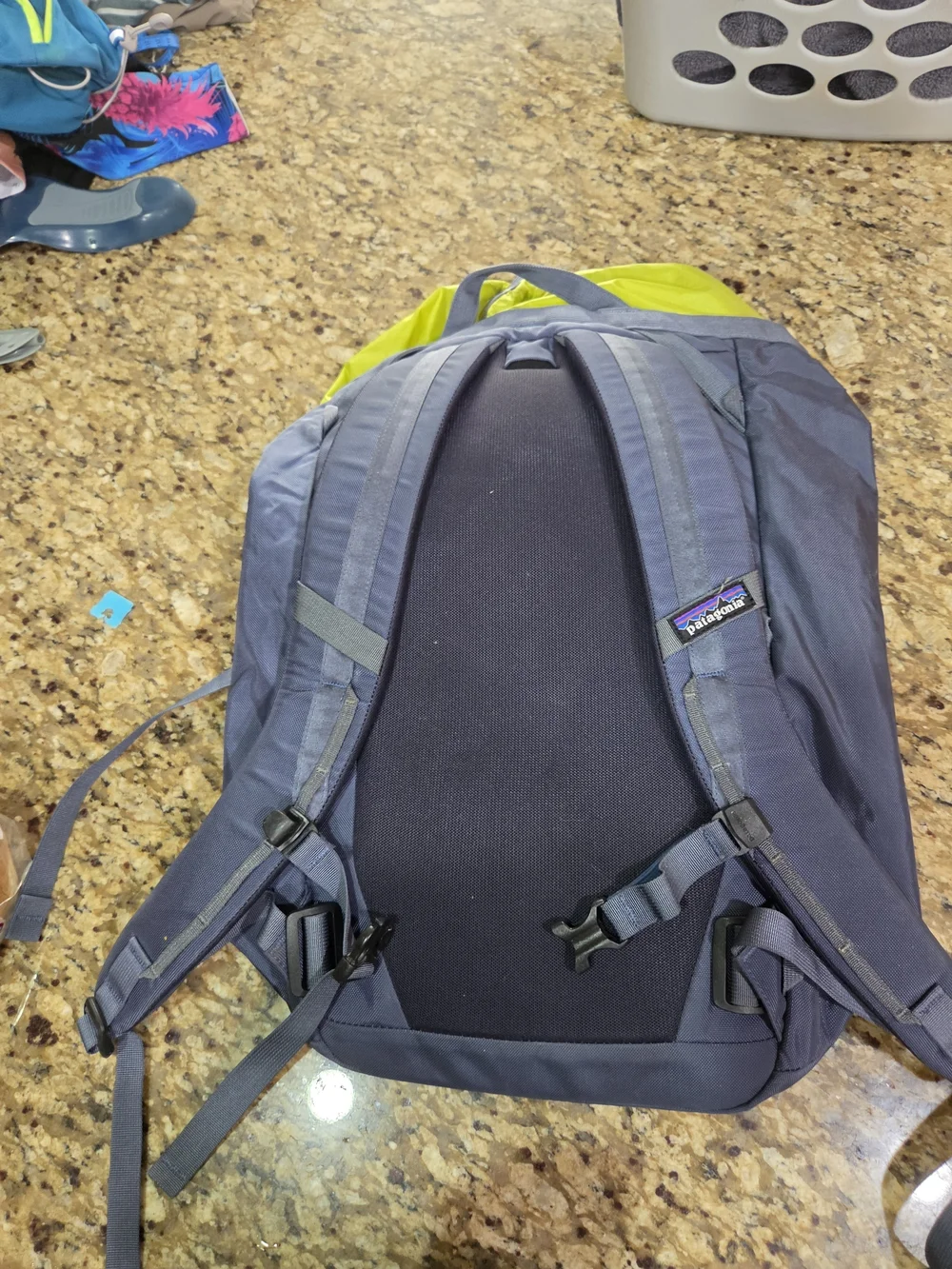 Patagonia One Blue Grey Backpack Roll-top Linked 28L